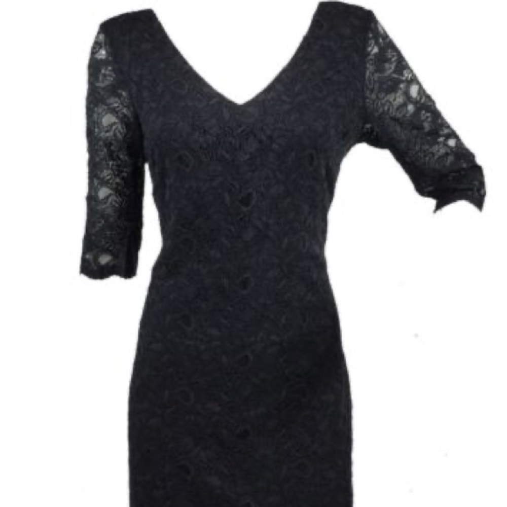 Banana Republic black lace dress!